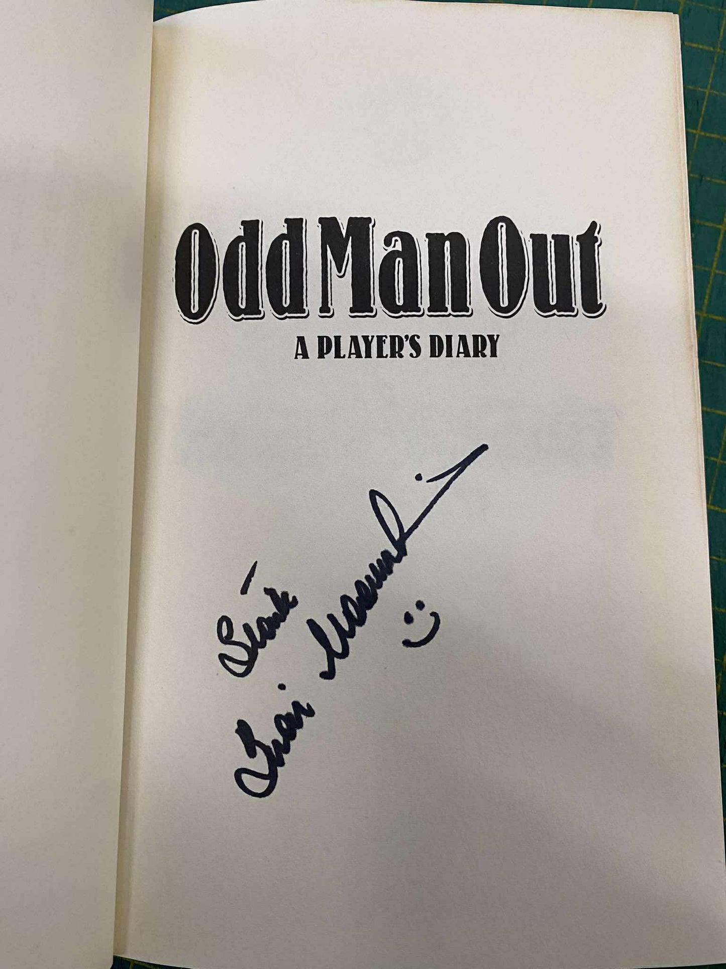 Manchester United Brian McClair personally signed autobiography
