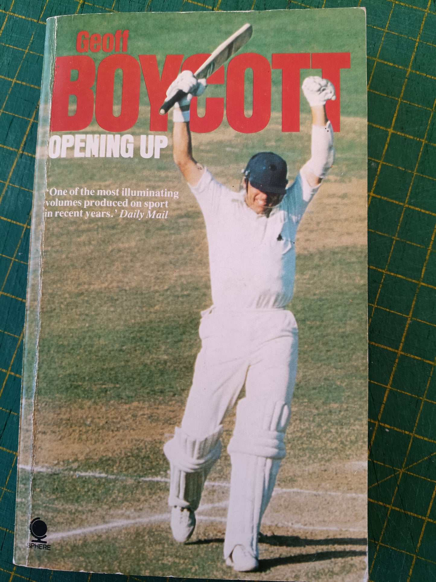 Cricket Geoff Boycott Opening Up personally signed