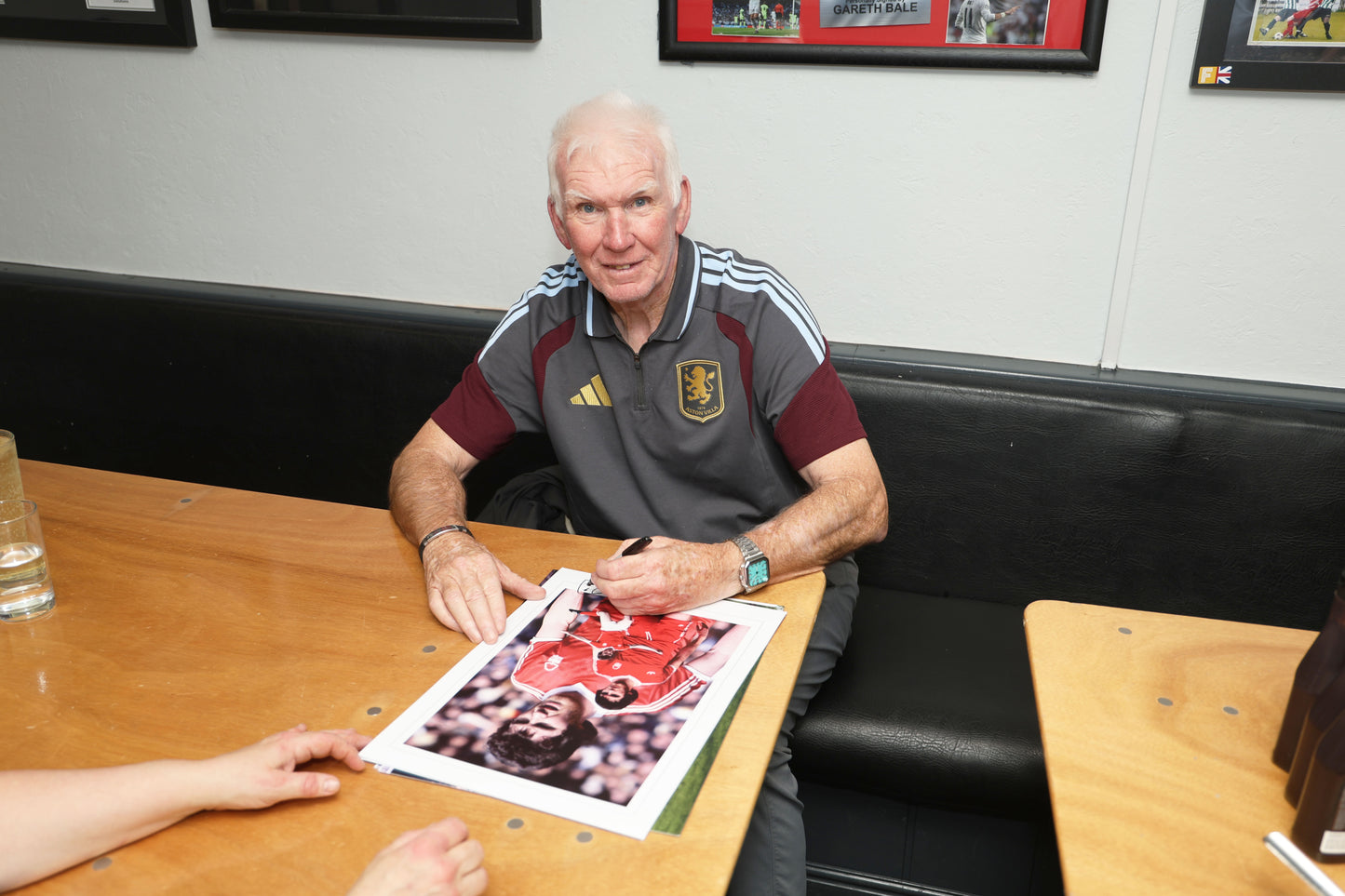 England Peter Withe personally signed montage