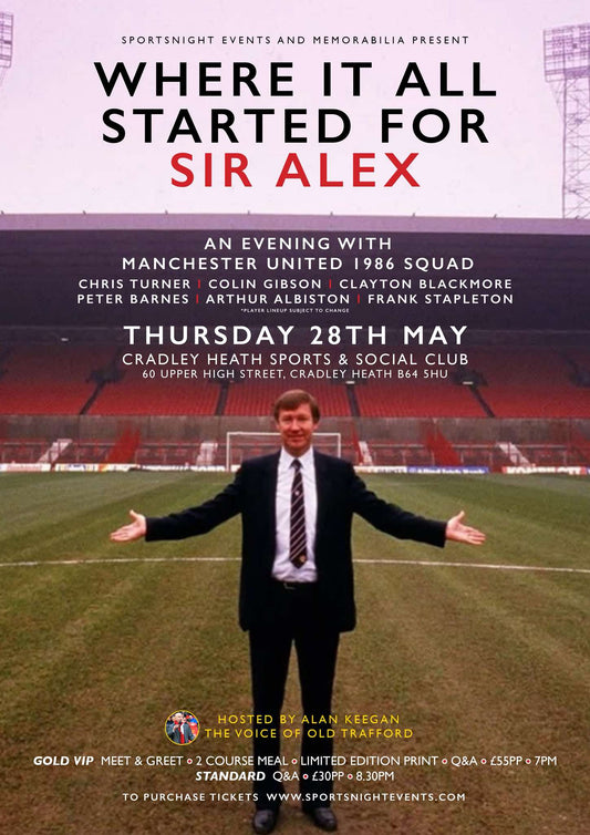 Where it all started for Sir Alex Manchester United 1986 squad