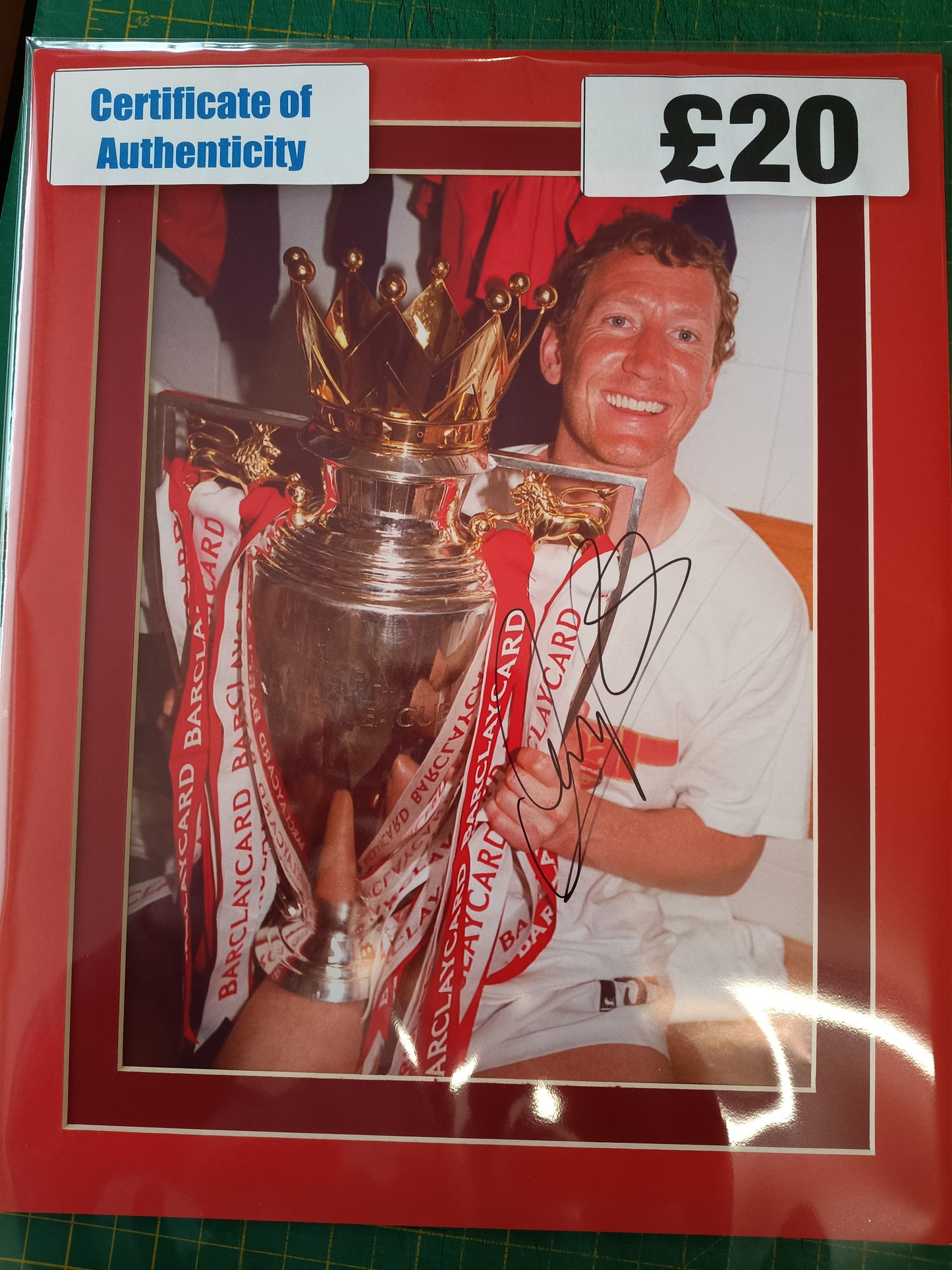 Arsenal Ray Parlour personally signed photograph