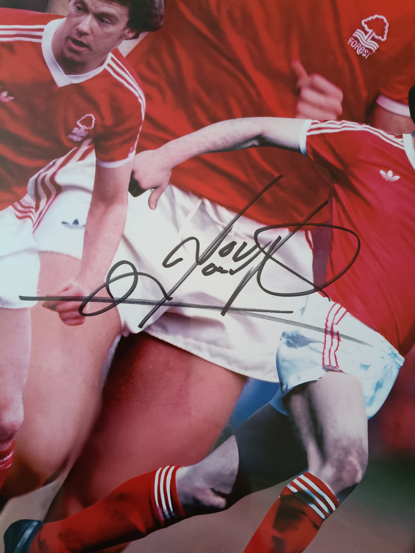 Nottingham Forest Tony Woodcock personally signed montage