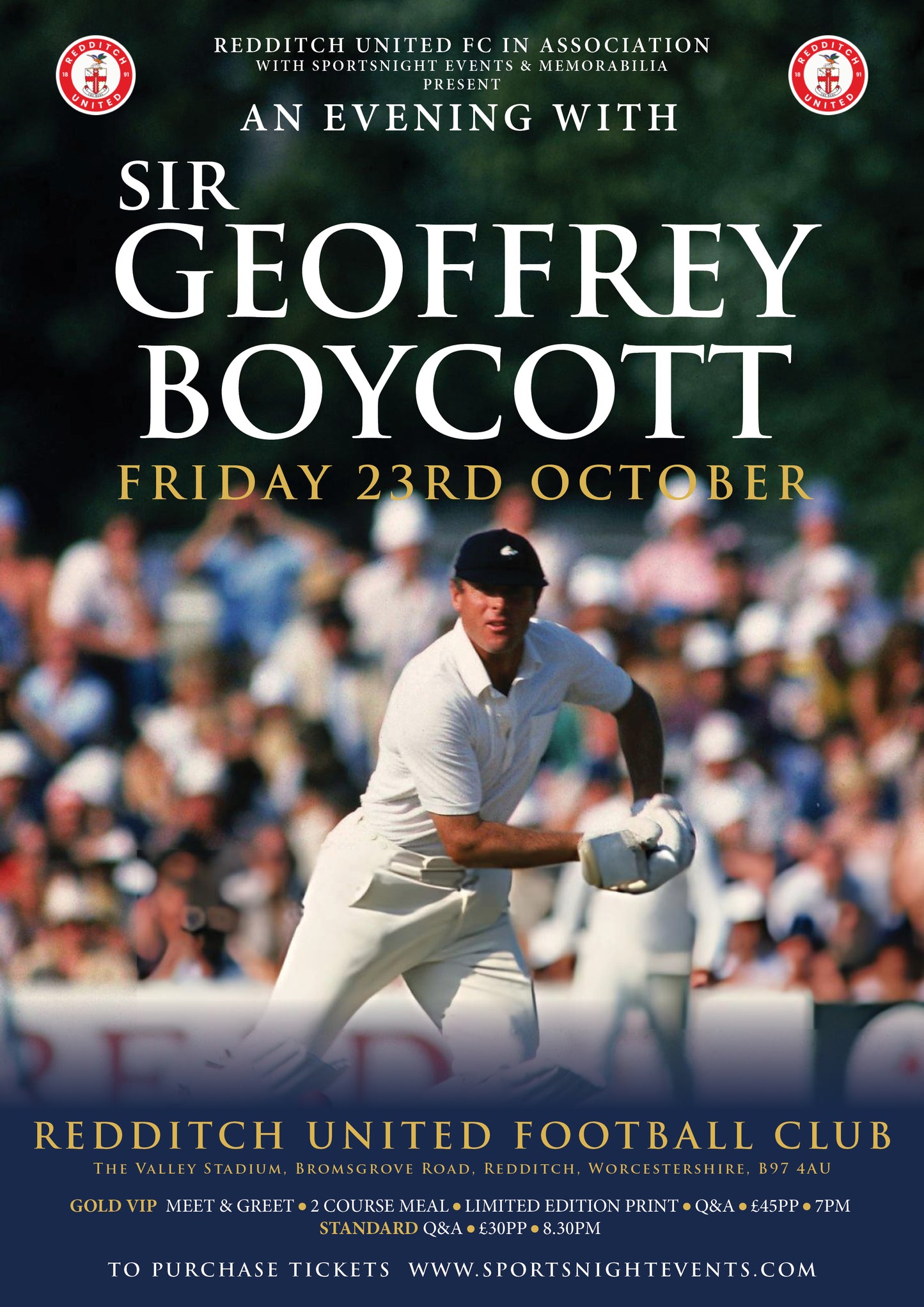 An Evening with Sir Geoffrey Boycott