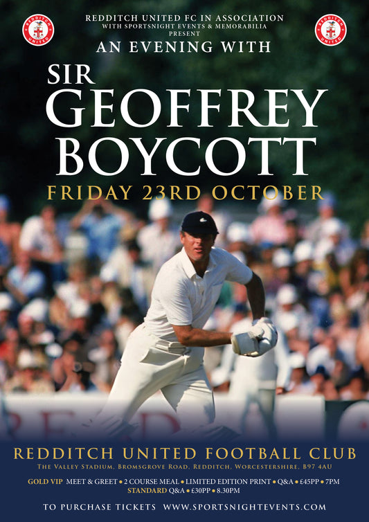 An Evening with Sir Geoffrey Boycott