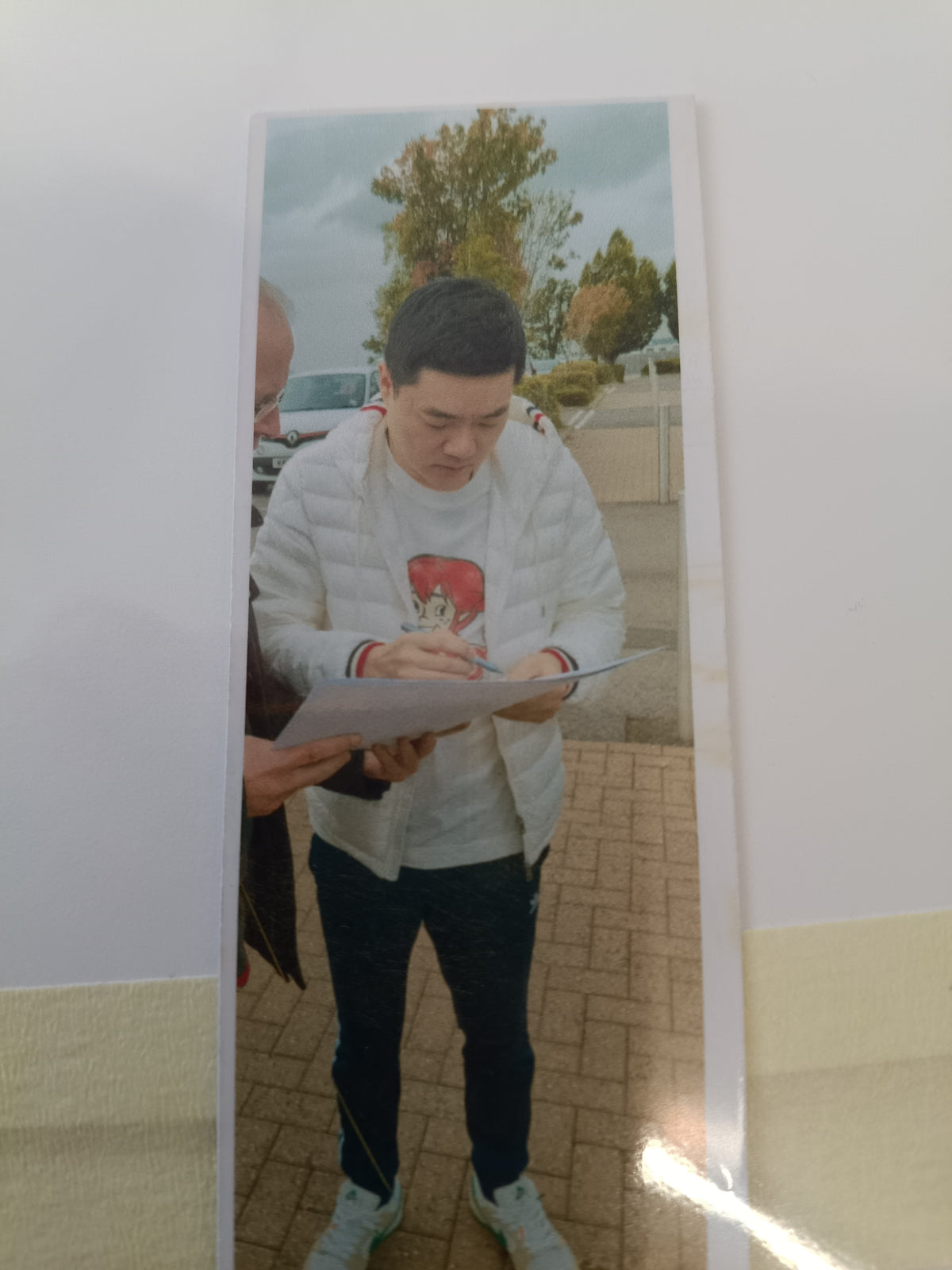 Snooker Ding Junhui personally signed photograph