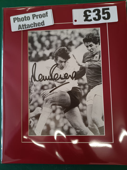 England Martin Peters personally signed