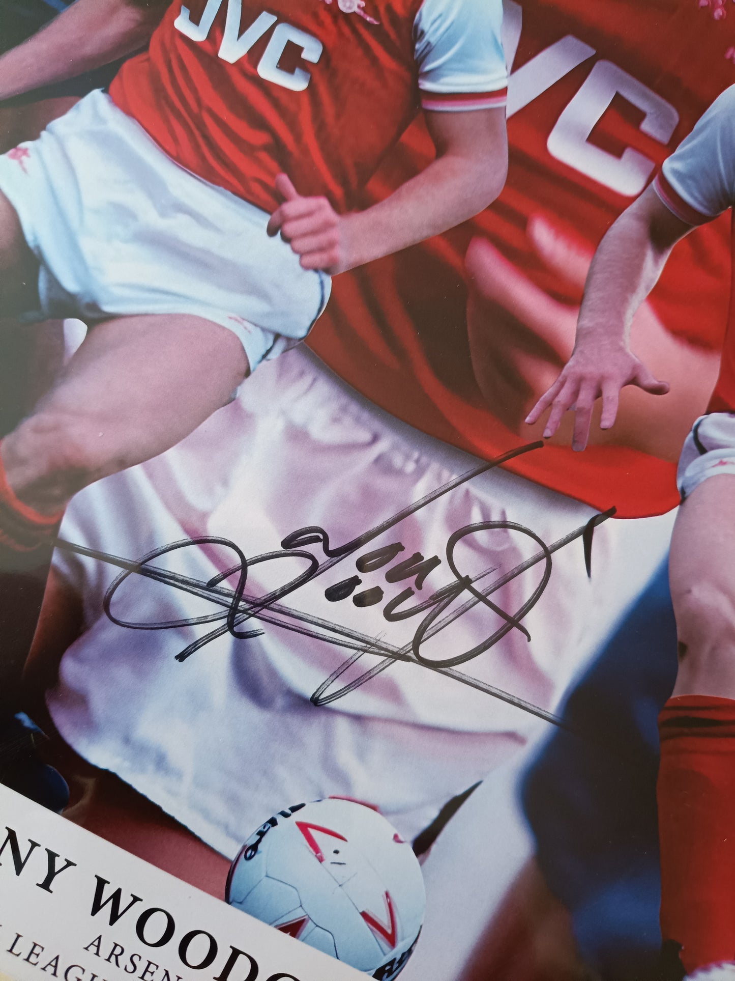 Arsenal Tony Woodcock personally signed montage