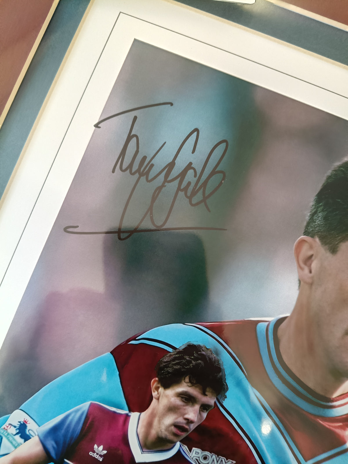 West Ham Tony Gale personally signed