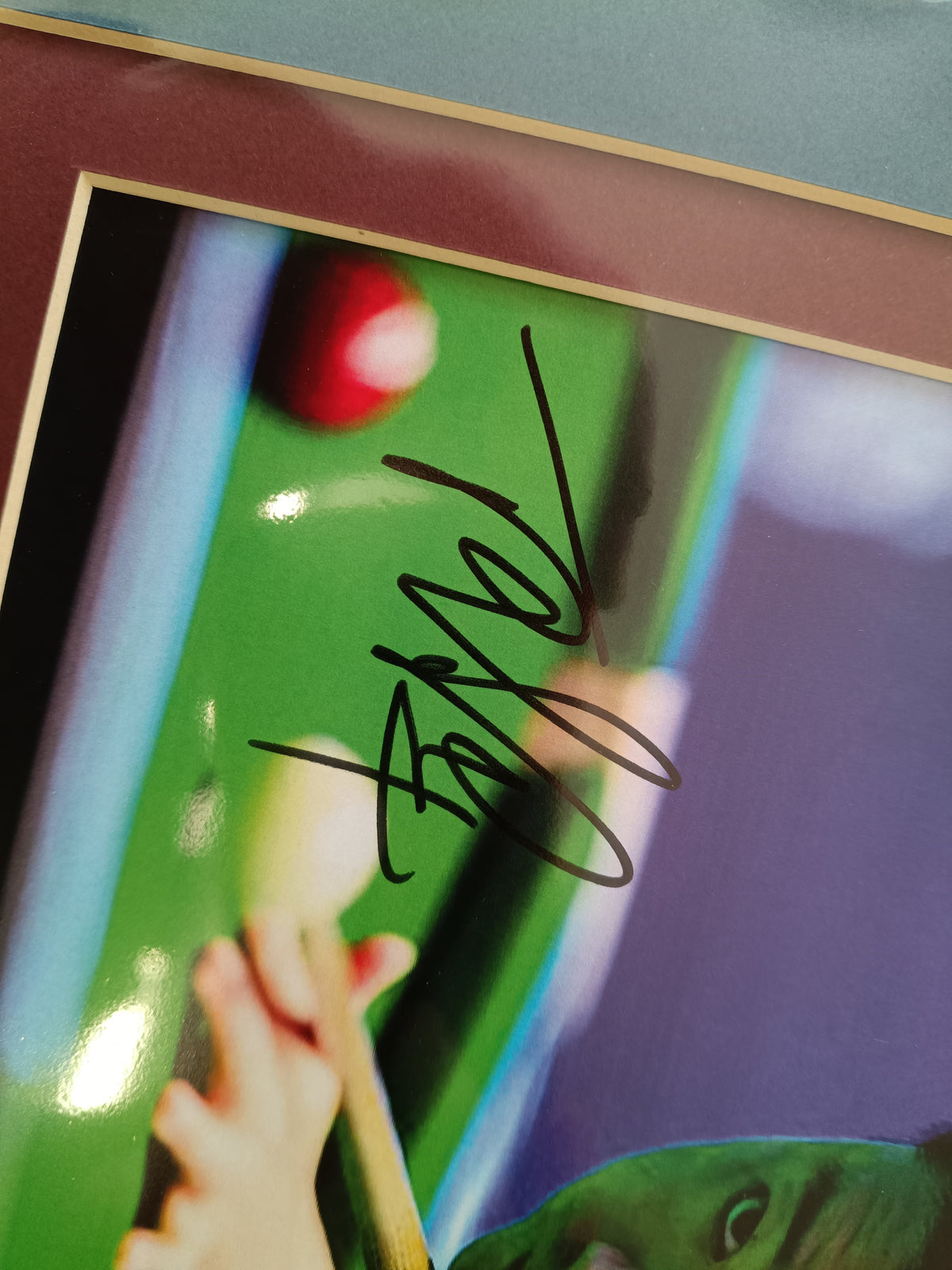 Snooker Ding Junhui personally signed photograph