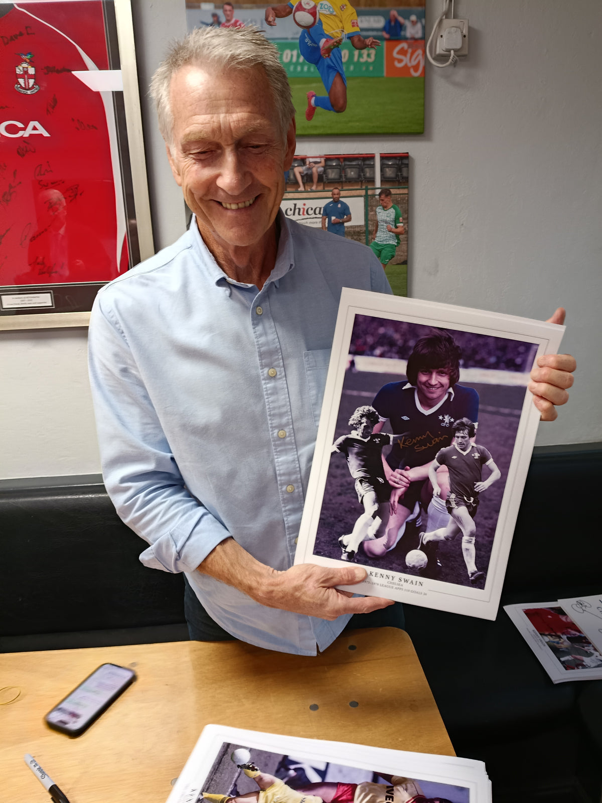 Chelsea Kenny Swain personally signed montage