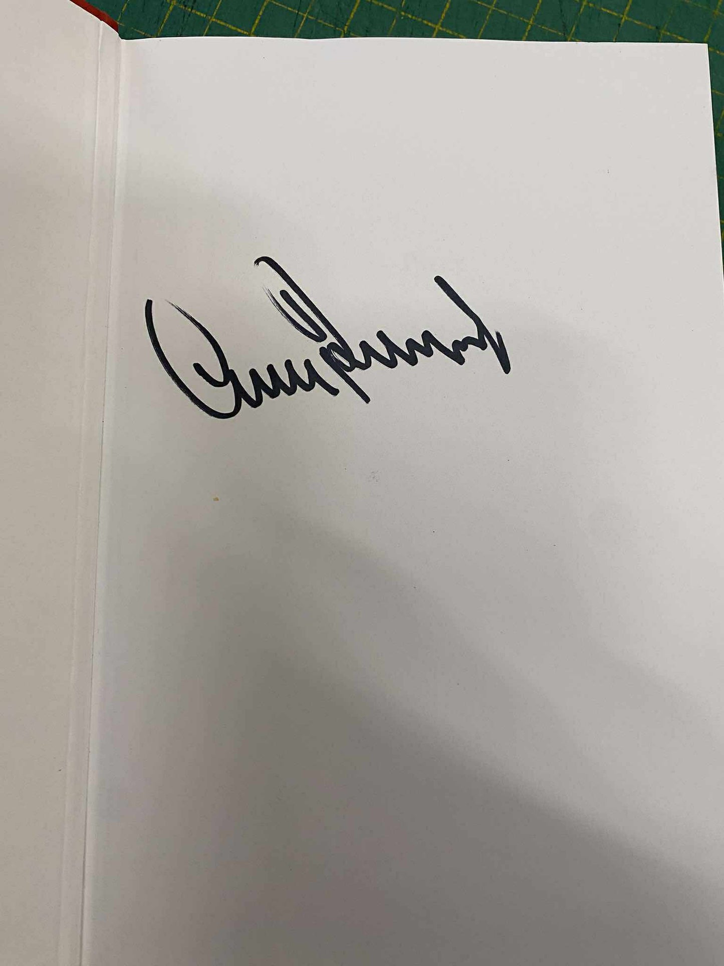 Manchester United Gary Pallister personally signed autobiography