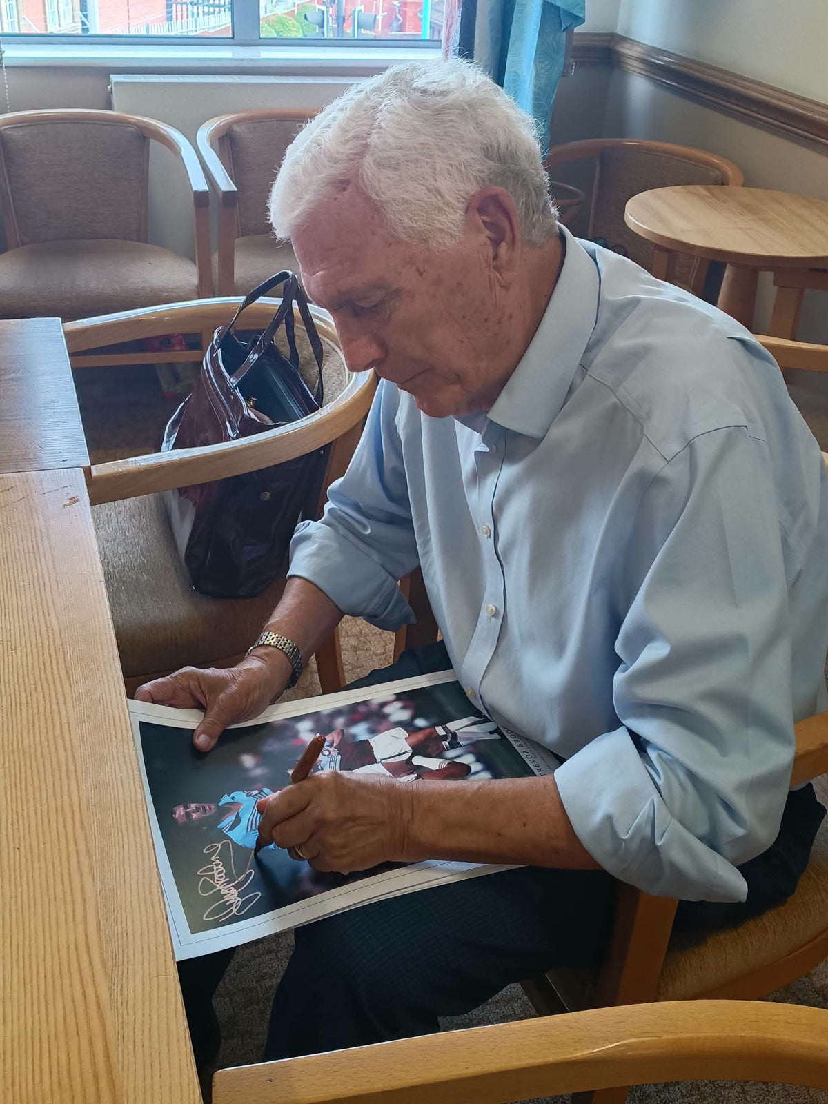 West Ham Trevor Brooking personally signed montage