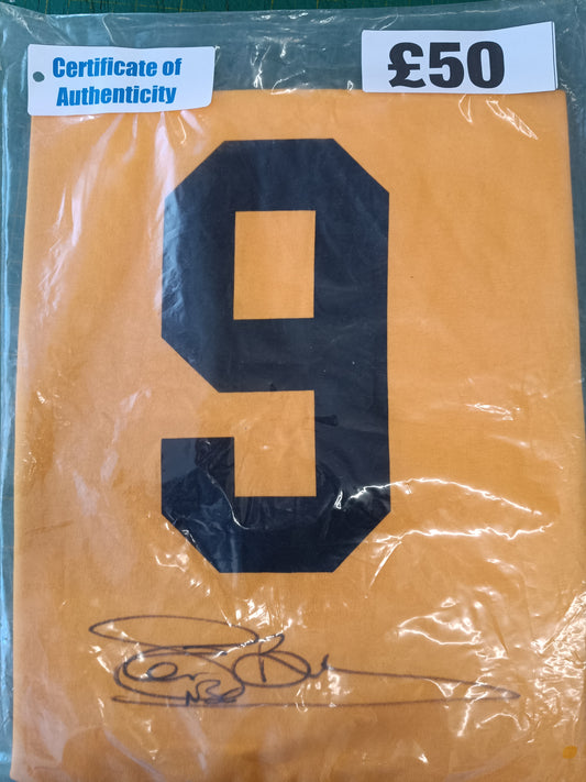 Wolverhampton Wanderers Personally signed Steve Bull t shirt