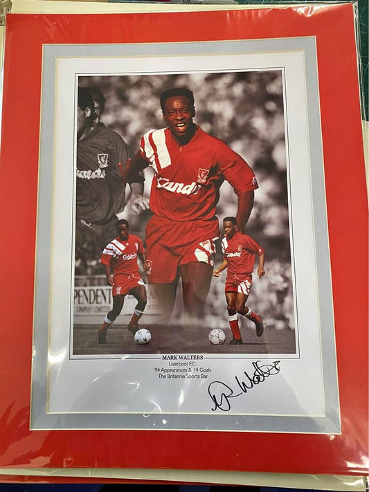Liverpool Mark Walters personally signed limited edition print