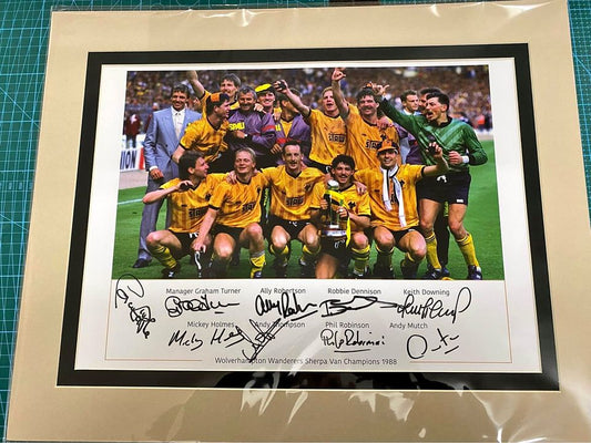 Wolverhampton Wanderers 1988 Sherpa Van signed by 9