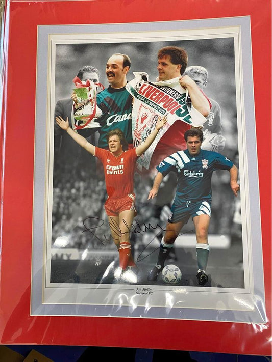 Liverpool Jan Molby personally signed limited edition print
