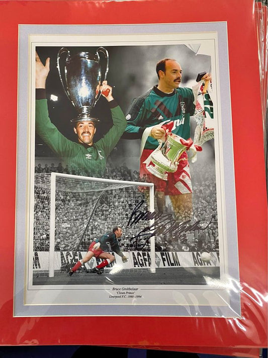 Liverpool Legend Bruce Grobbalaar personally signed limited print
