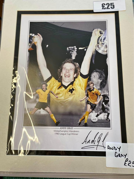 Wolverhampton Wanderers legend Andy Gray