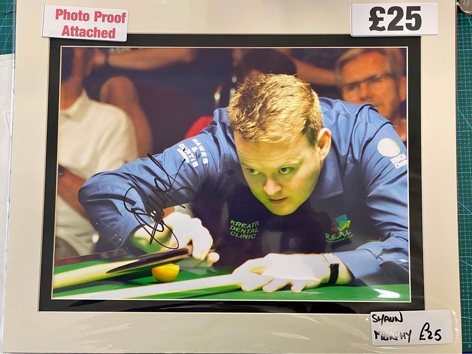 Snooker Shaun Murphy personally signed photograph